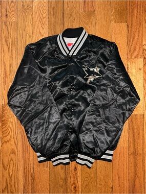 San Jose Sharks Swingster Vintage Satin Jacket Size Medium